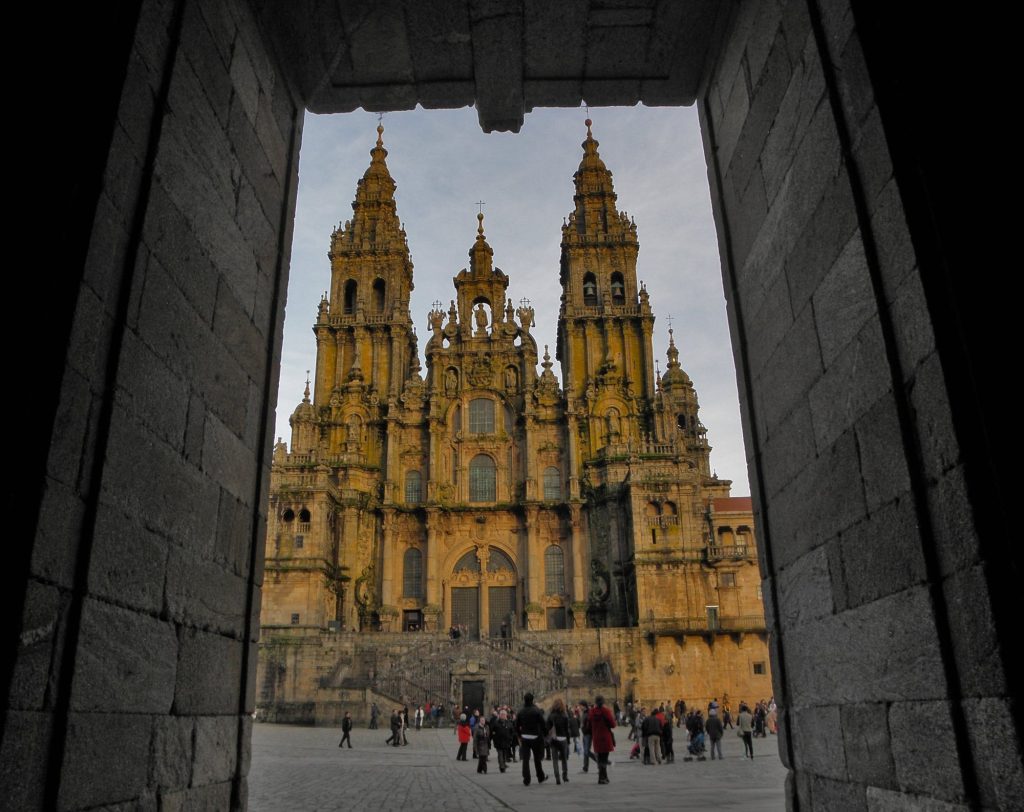 Catedral de Santiago de Compostela, a diez kilómetros del hotel